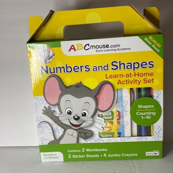🔵 NIB ABCmouse.com Letters And Shapes Learn-At-Home Activity Set - Picture 2 of 7